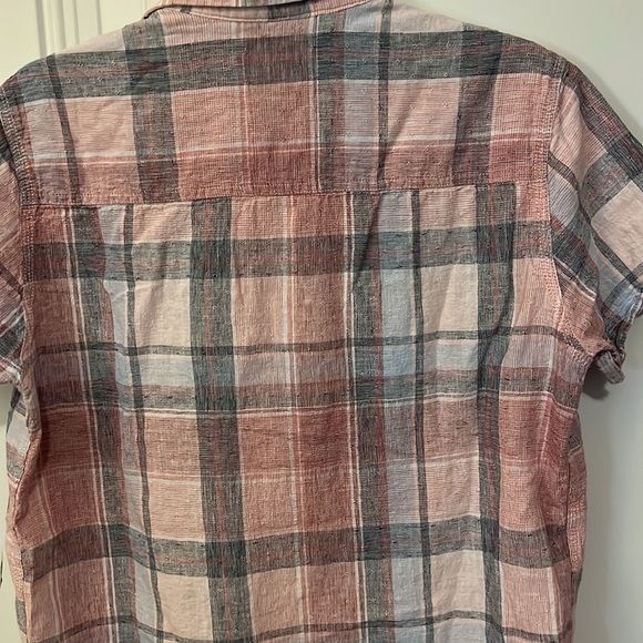 Linen blend unisex shirt - Picture 8 of 9